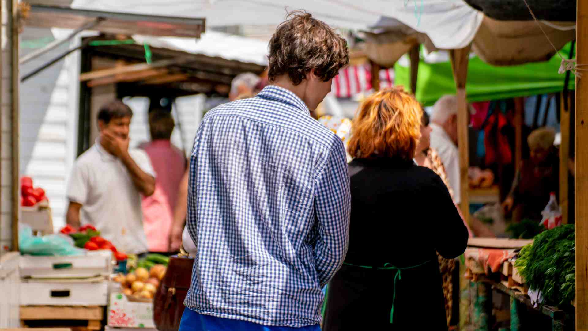 Photo d'un marché francais